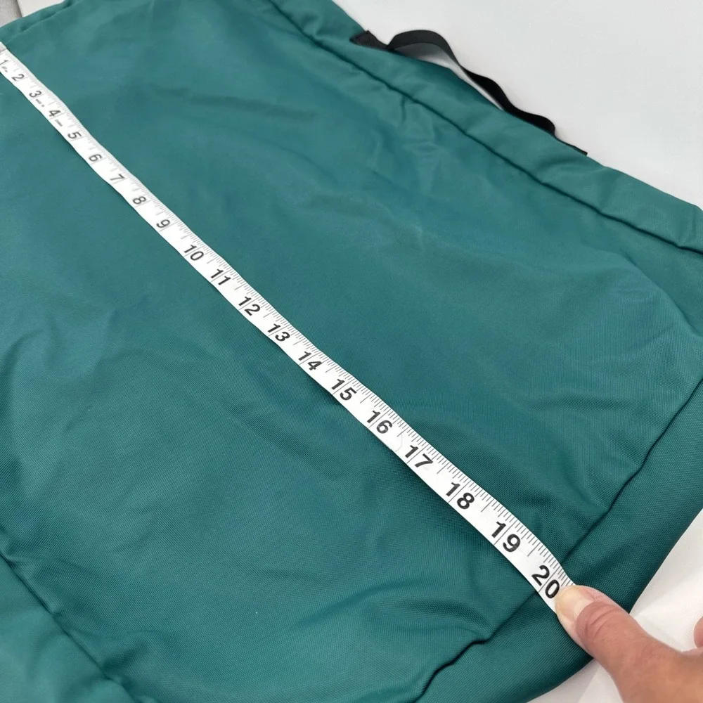 LL Bean Large Green Nylon Packing Cube Travel Organizer Mesh Made USA Gorpcore